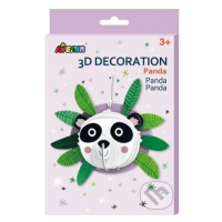 3D dekorace na zeď - Panda - puzzle z kategorie 3D puzzle