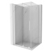 MEXEN/S Velar sprchový kout 100 x 110, transparent, bílá 871-100-110-01-20