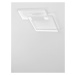 NOVA LUCE stropní svítidlo PORTO bílá ocel hliník a akryl LED 30W 230V 3000K IP20 stmívatelné 93