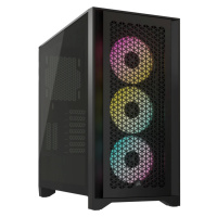 CORSAIR iCUE 4000D RGB AIRFLOW/Midi Tower/Transpar./Černá