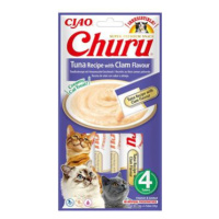 Churu Cat Tuna Recipe With Clam Flavor 4x14g