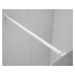 Polysan ESCA WHITE MATT jednodílná sprchová zástěna do prostoru, čiré sklo, 1500 mm