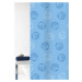 GRUND Sprchový závěs MARA Bílá modrá 180x200 cm