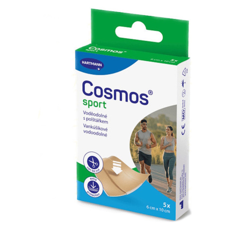 COSMOS Sport voděodolná náplast 6 x 10 cm 5 kusů