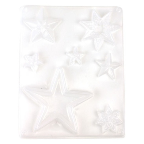 Forma na odlévání A4, hvězdy, 8 motivů