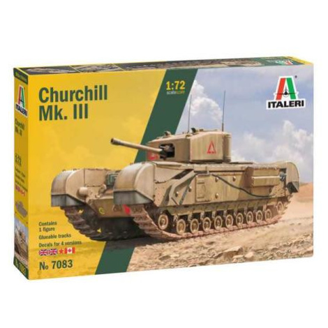 Model Kit tank 7083 - Churchill Mk. III (1:72) Italeri