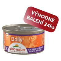 Almo Nature Daily Pěna s králíkem 85g výhodné balení 24ks