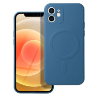 Smarty Mag silikonový kryt s MagSafe iPhone 12 modrý