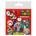 Super Mario: Figures - odznaky 5 kusů