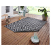 NORTHRUGS - Hanse Home koberce Kusový koberec Twin Supreme 105472 Palma Night Silver – na ven i 