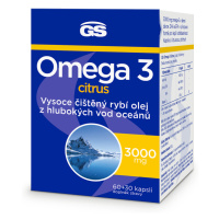 GS Omega 3 Citrus 60+30 kapslí