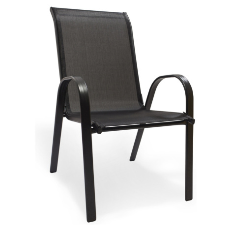 Černé zahradní židle