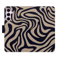 iSaprio Flip pouzdro Zebra Black 02 pro Samsung Galaxy A55 5G