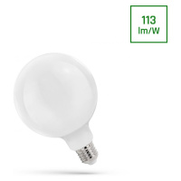 LED GLOB G125 E-27 230V 11W COG Teplá bílá MILKY SPECTRUM