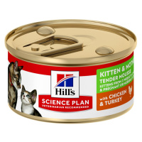 Hill's Science Plan Kitten & Mother Tender Mousse s kuřecím a krůtím masem - 24 x 85 g