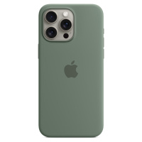 Apple Silikonový kryt s MagSafe pro iPhone 15 Pro Max, cypřišově zelená - MT1X3ZM/A