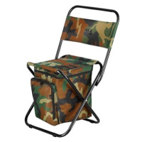 NC3012 maskáčová skládací židle s úložným prostorem Nils Camp