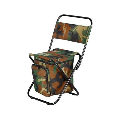 NC3012 maskáčová skládací židle s úložným prostorem Nils Camp