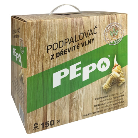 PE-PO podpalovač z dřevité vlny 150 ks