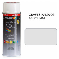 Sprej Crafts stříbrný RAL9006 400ml