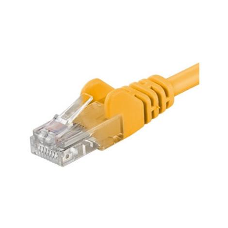 Patch kabel UTP RJ45-RJ45 level CAT6, 10m, žlutá PremiumCord