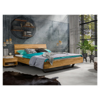 Dubová postel Wigo Style 160x200 cm, dub, masiv