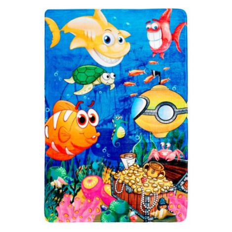Dětský kusový koberec Fairy Tale 638 Under the sea | vícebarevný
