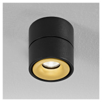 Egger Licht Egger Clippo LED stropní spot, černý-zlatá, 3000 K