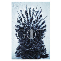 Umělecký tisk Game of Thrones - Throne, 26.7x40 cm