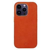 Alcantara kryt s MagSafe na iPhone 14 - Orange