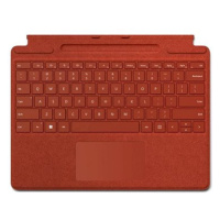 Microsoft Surface Pro 10/Pro 8/Pro 9 Signature Keyboard Poppy Red - CZ/SK