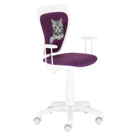 Otáčecí Židle Ministyle White - Kočka Ve Svetru BAUMAX