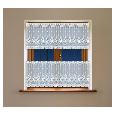 Dekorační vitrážová žakárová záclona HAREM 30 bílá 300x30 cm (cena za spodní díl) MyBestHome MyBestHome PRO