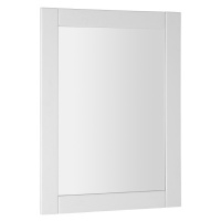 Aqualine FAVOLO zrcadlo v rámu 70x90cm, bílá mat