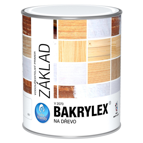 Bakrylex Primer barva na dřevo bílá 800 g