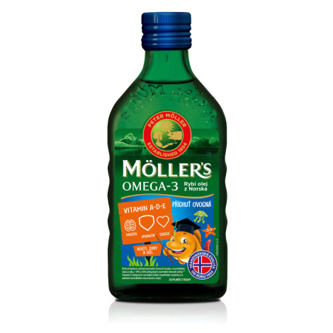 Mollers Omega 3 ovocná příchuť 250 ml