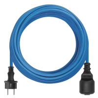 EMOS počasí odolný prodlužovací kabel 20 m / 1 zásuvka / černý / silikon / 230 V / 1,5 mm2 P0142