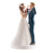 Svatební figurka na dort 20cm přitažen za kravatu - Dekora