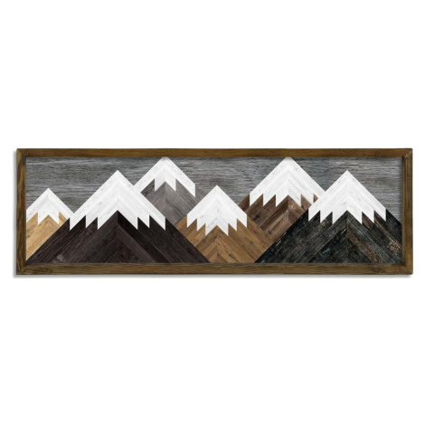 Nástěnný obraz Mountains, 120 x 35 cm Evila Originals