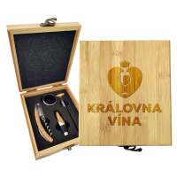 Sablio Dárková sada na víno Královna vína: 147×168×49 mm