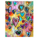 Diamantové malování - Srdce 40 x 50 cm (s rámem)