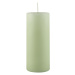 IB Laursen Zelená sloupová svíčka LIGHT GREEN 15 cm