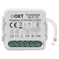 OXT mini reléový modul 3 okruhy WiFi TUYA