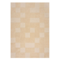 Flair Rugs koberce Kusový koberec Moderno Checkerboard Natural - 120x170 cm