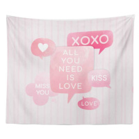 Sablio Deka All you need is love: 150x120 cm