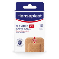 Hansaplast Flexible XL 5 x 7,2 cm elastická náplast 10 ks