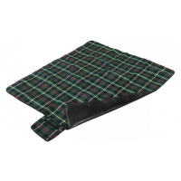 Pikniková deka 150x130 cm, károvaná-zelená