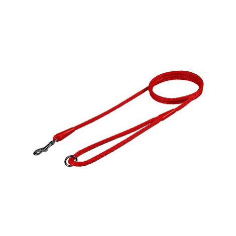 Bafpet Vodítko "Spirála", lano, jednobarevné - Červená, 6mm × 150cm, 15206J