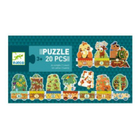 DJECO Puzzle Zvířátkový vlak