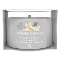 Votiv sklo YANKEE CANDLE 37g Smoked Vanilla & Cashmere